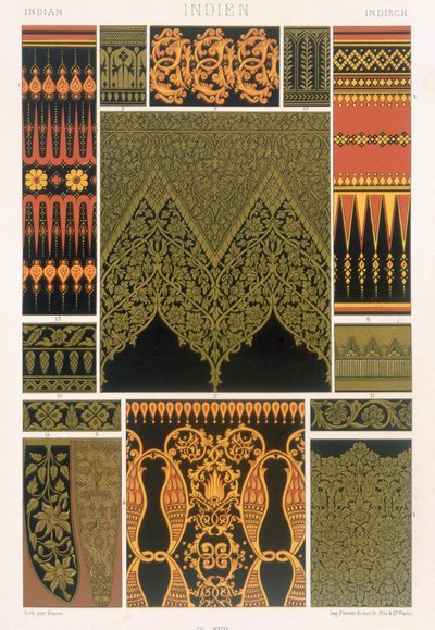 Style indien, planche XVII de 